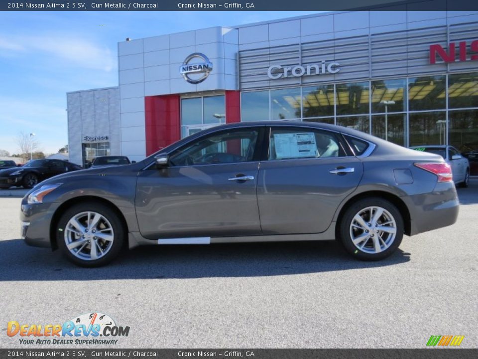 2014 Nissan Altima 2.5 SV Gun Metallic / Charcoal Photo #2