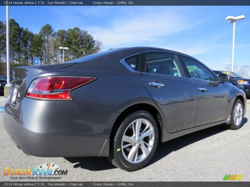 2014 Nissan Altima 2.5 SV Gun Metallic / Charcoal Photo #4