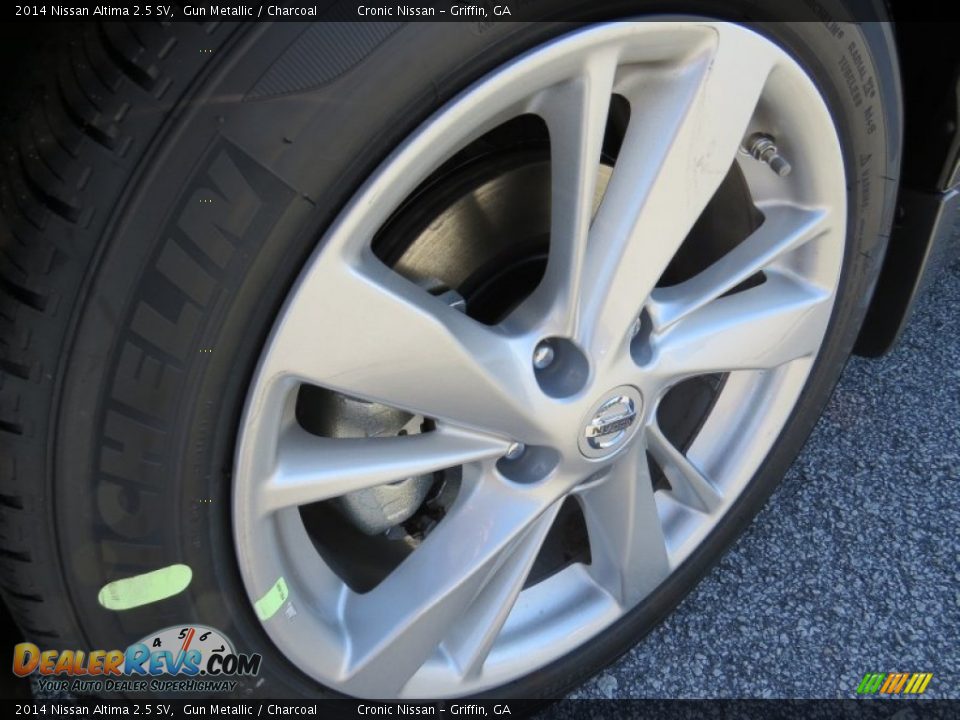 2014 Nissan Altima 2.5 SV Gun Metallic / Charcoal Photo #8