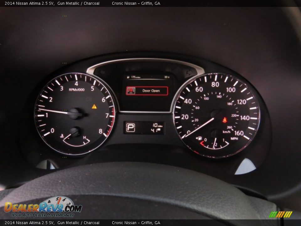2014 Nissan Altima 2.5 SV Gun Metallic / Charcoal Photo #14