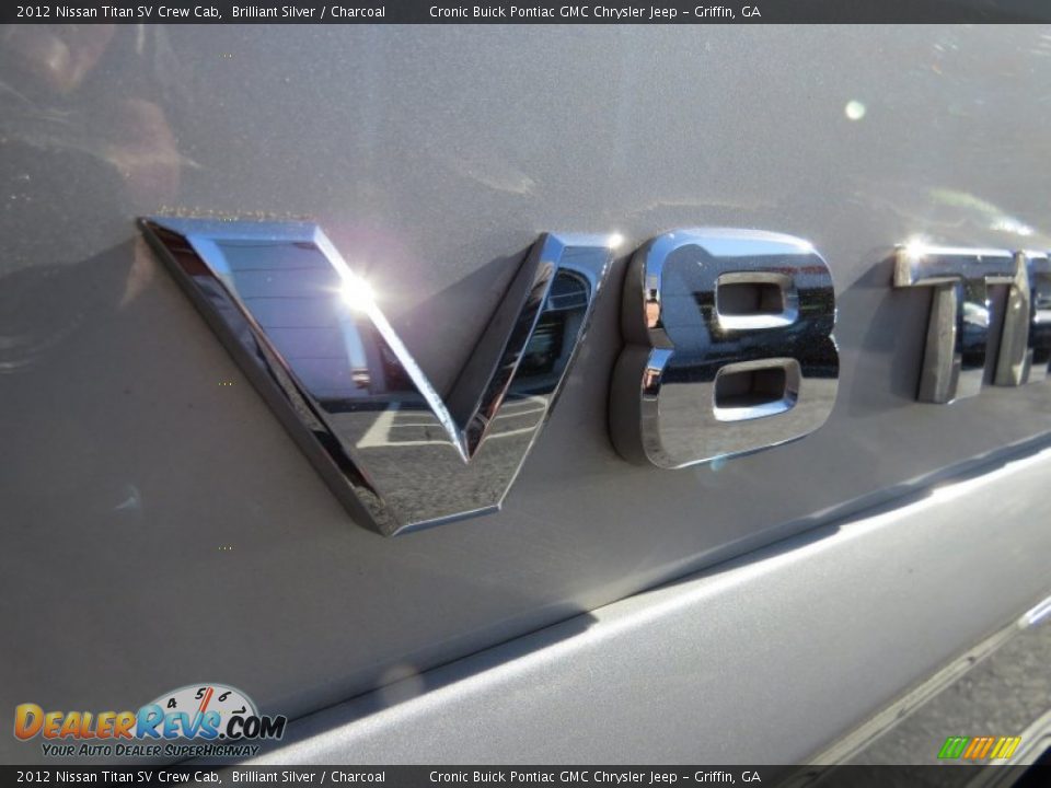 2012 Nissan Titan SV Crew Cab Brilliant Silver / Charcoal Photo #10