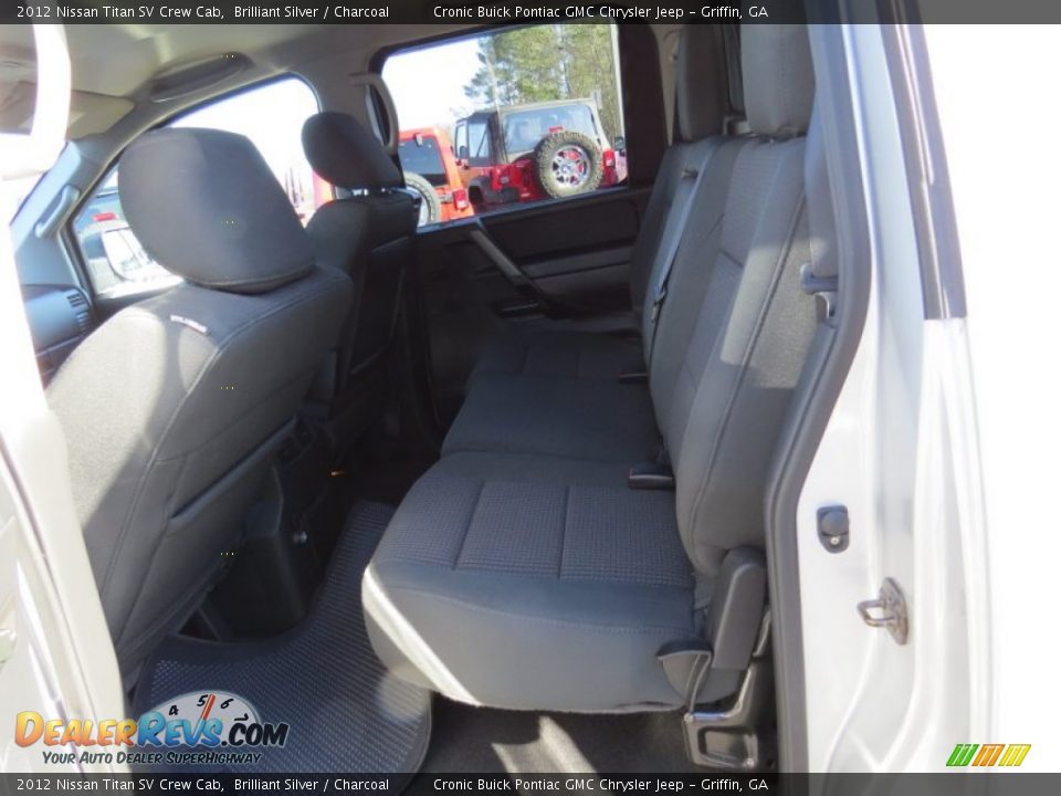 2012 Nissan Titan SV Crew Cab Brilliant Silver / Charcoal Photo #13