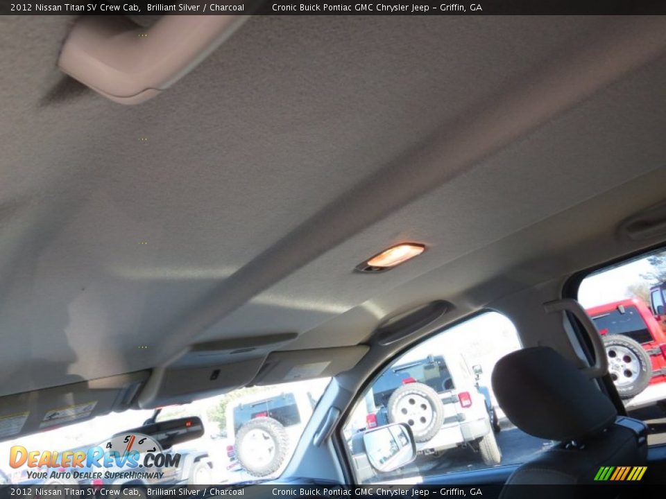 2012 Nissan Titan SV Crew Cab Brilliant Silver / Charcoal Photo #14