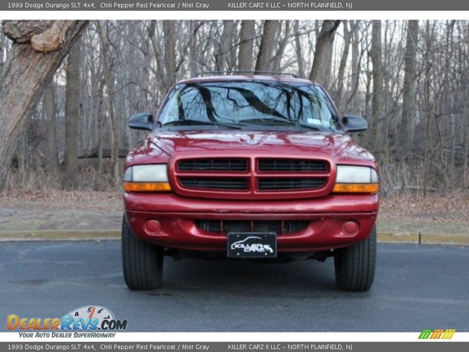 1999 Dodge Durango SLT 4x4 Chili Pepper Red Pearlcoat / Mist Gray Photo #2