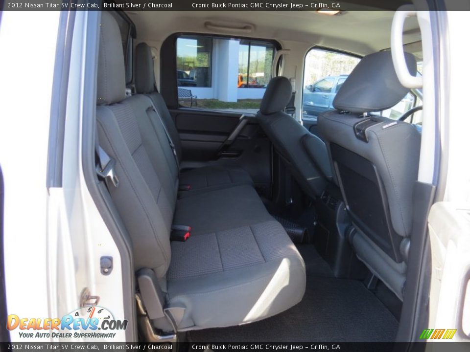 2012 Nissan Titan SV Crew Cab Brilliant Silver / Charcoal Photo #16