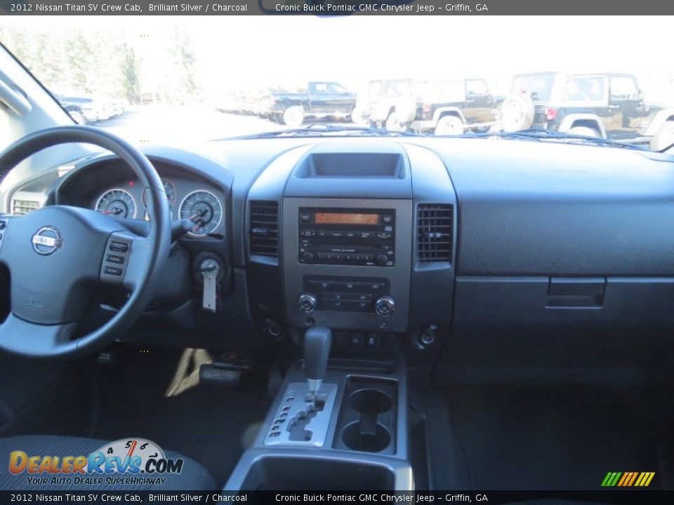 2012 Nissan Titan SV Crew Cab Brilliant Silver / Charcoal Photo #19