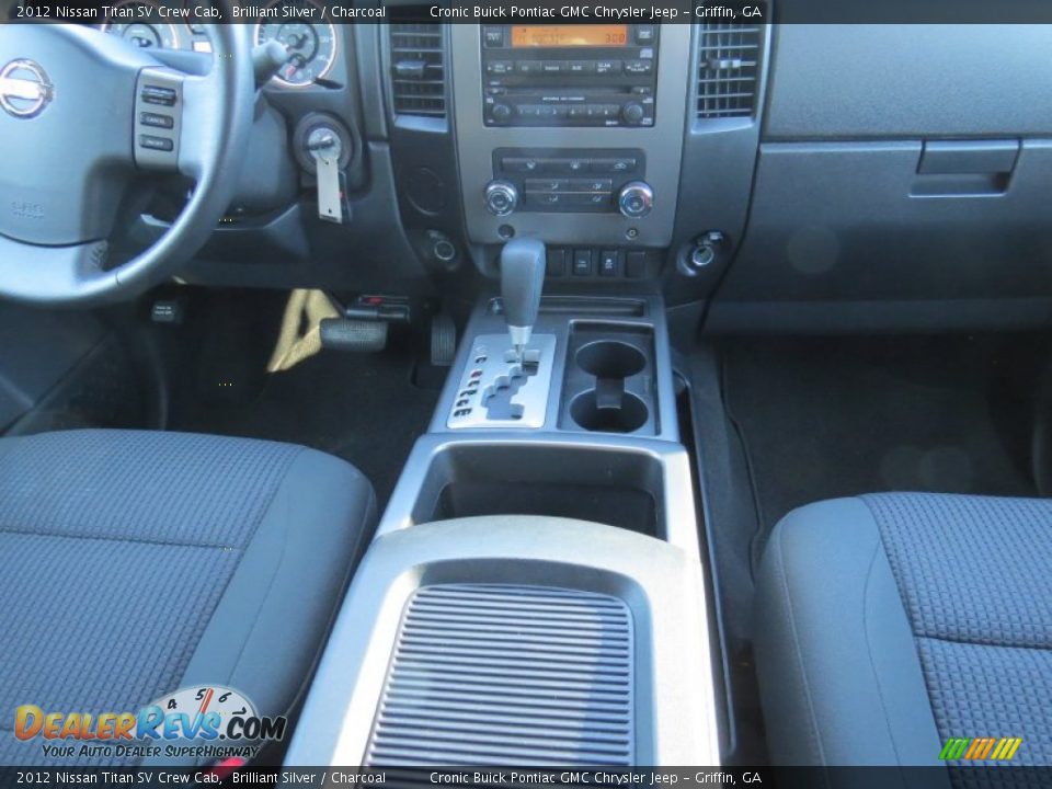 2012 Nissan Titan SV Crew Cab Brilliant Silver / Charcoal Photo #20