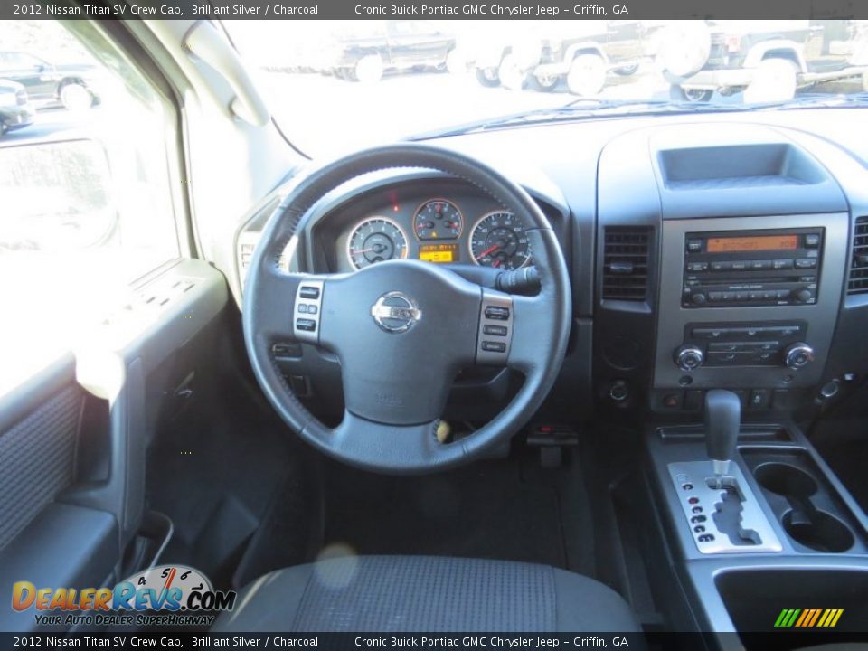 2012 Nissan Titan SV Crew Cab Brilliant Silver / Charcoal Photo #21