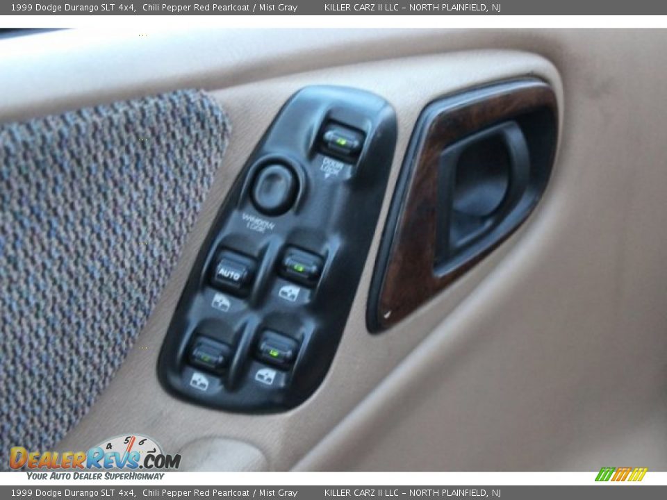 1999 Dodge Durango SLT 4x4 Chili Pepper Red Pearlcoat / Mist Gray Photo #12