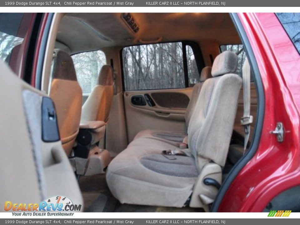 1999 Dodge Durango SLT 4x4 Chili Pepper Red Pearlcoat / Mist Gray Photo #19