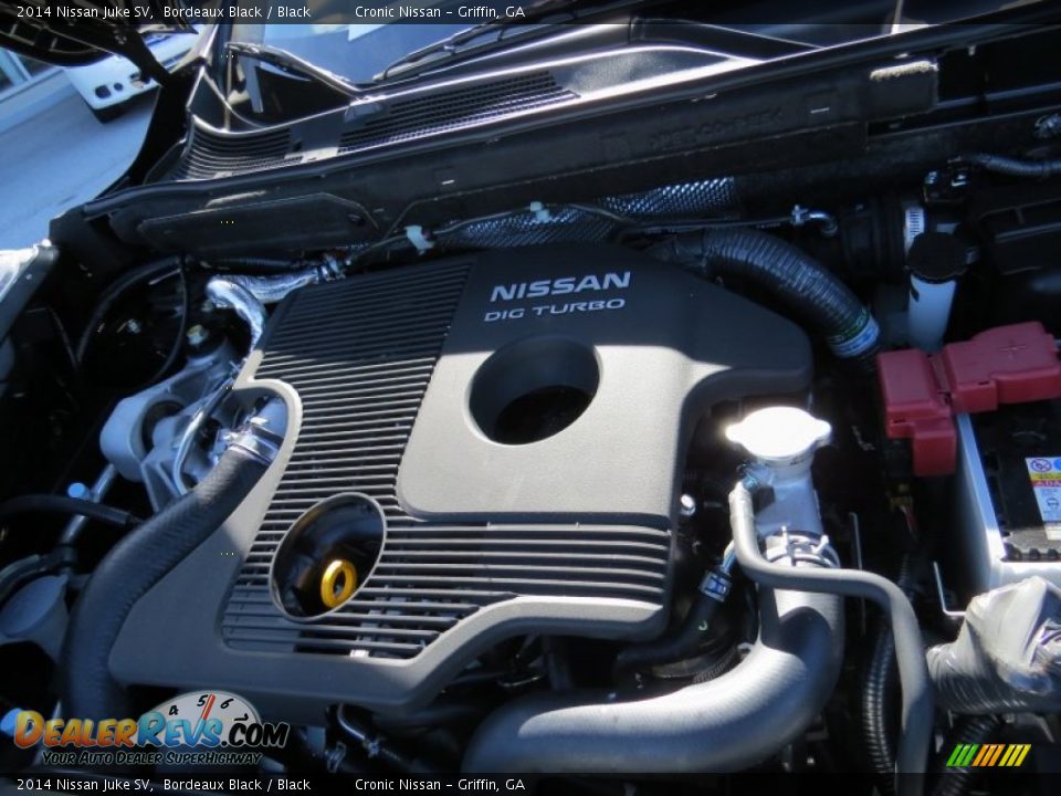 2014 Nissan Juke SV Bordeaux Black / Black Photo #13