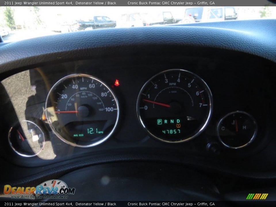 2011 Jeep Wrangler Unlimited Sport 4x4 Detonator Yellow / Black Photo #21