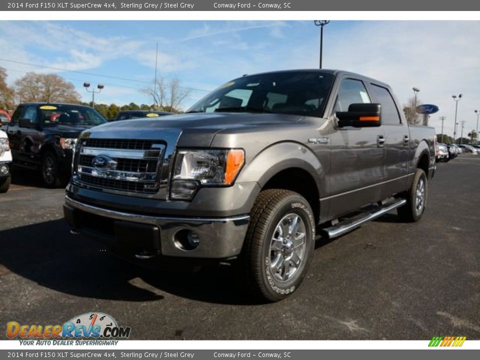 2014 Ford F150 XLT SuperCrew 4x4 Sterling Grey / Steel Grey Photo #1