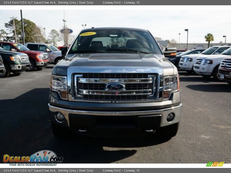 2014 Ford F150 XLT SuperCrew 4x4 Sterling Grey / Steel Grey Photo #2