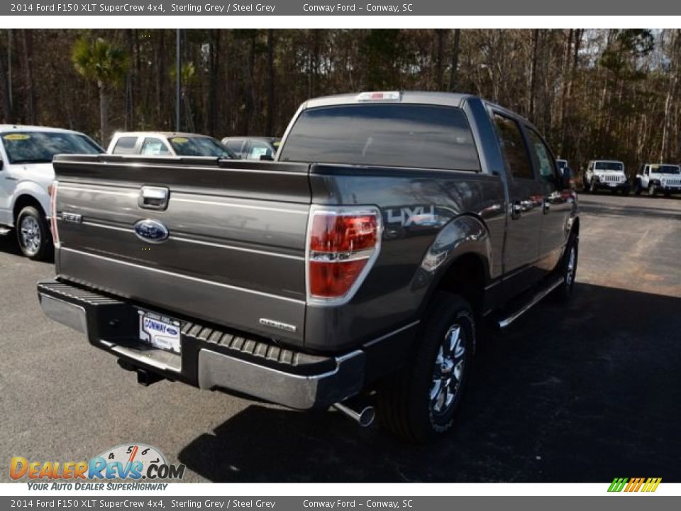 2014 Ford F150 XLT SuperCrew 4x4 Sterling Grey / Steel Grey Photo #5