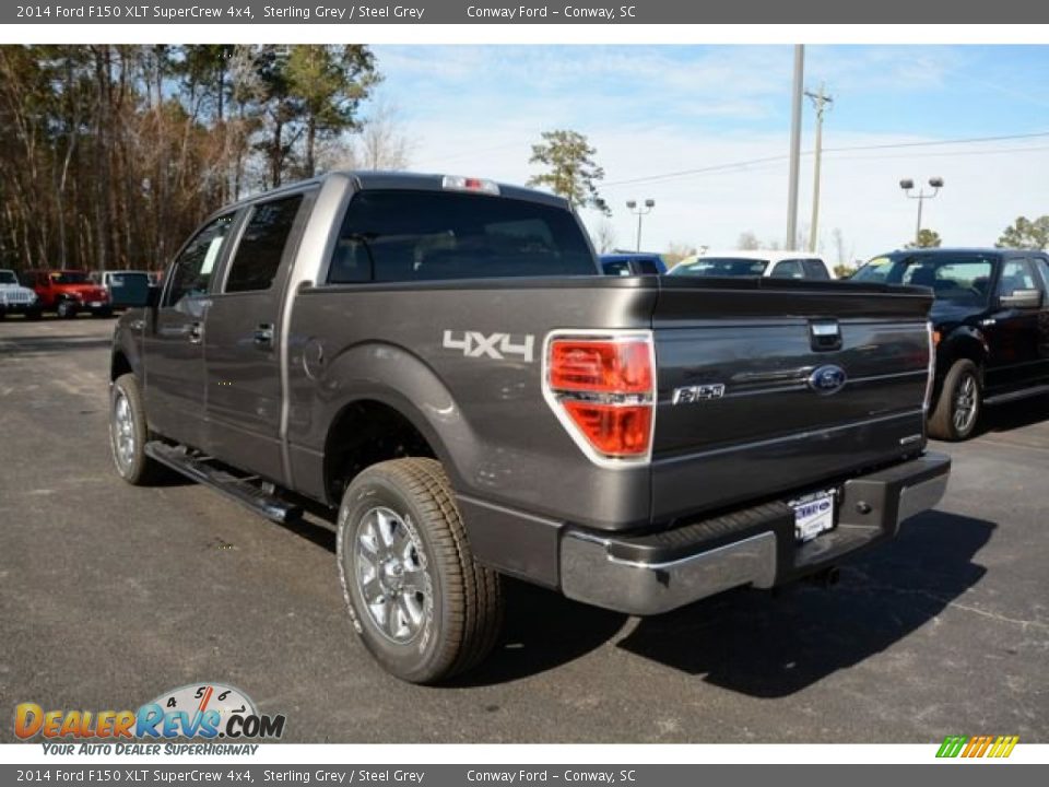 2014 Ford F150 XLT SuperCrew 4x4 Sterling Grey / Steel Grey Photo #8