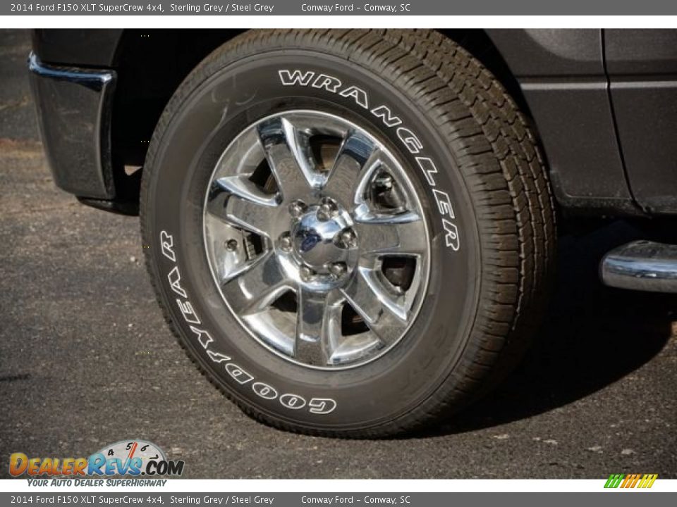 2014 Ford F150 XLT SuperCrew 4x4 Sterling Grey / Steel Grey Photo #10