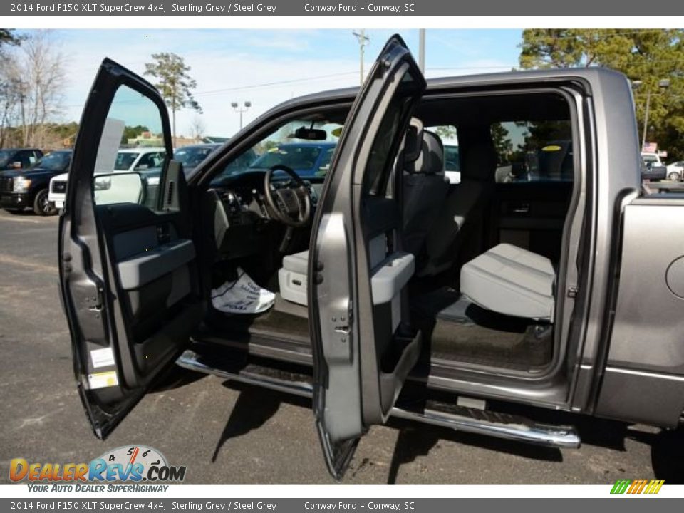 2014 Ford F150 XLT SuperCrew 4x4 Sterling Grey / Steel Grey Photo #11