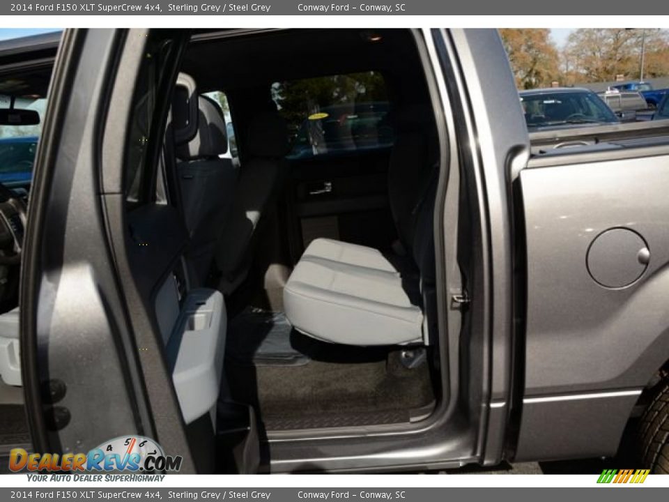 2014 Ford F150 XLT SuperCrew 4x4 Sterling Grey / Steel Grey Photo #12