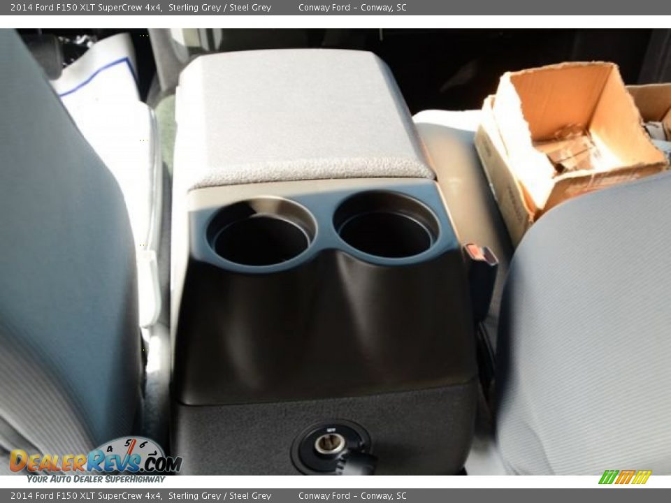 2014 Ford F150 XLT SuperCrew 4x4 Sterling Grey / Steel Grey Photo #13