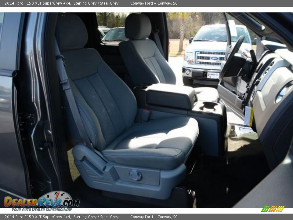 2014 Ford F150 XLT SuperCrew 4x4 Sterling Grey / Steel Grey Photo #17