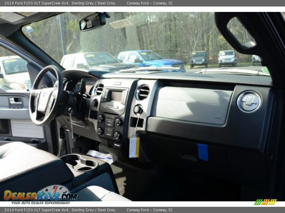 2014 Ford F150 XLT SuperCrew 4x4 Sterling Grey / Steel Grey Photo #18