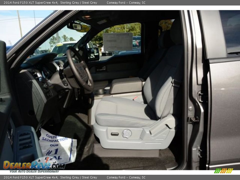 2014 Ford F150 XLT SuperCrew 4x4 Sterling Grey / Steel Grey Photo #19