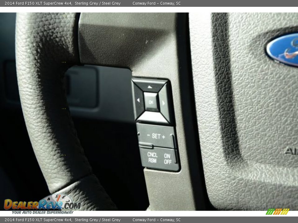 2014 Ford F150 XLT SuperCrew 4x4 Sterling Grey / Steel Grey Photo #24