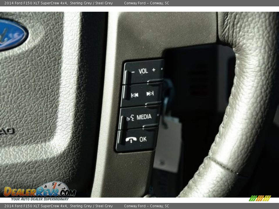2014 Ford F150 XLT SuperCrew 4x4 Sterling Grey / Steel Grey Photo #25