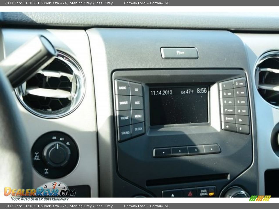 2014 Ford F150 XLT SuperCrew 4x4 Sterling Grey / Steel Grey Photo #26