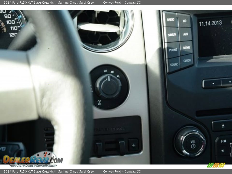 2014 Ford F150 XLT SuperCrew 4x4 Sterling Grey / Steel Grey Photo #27