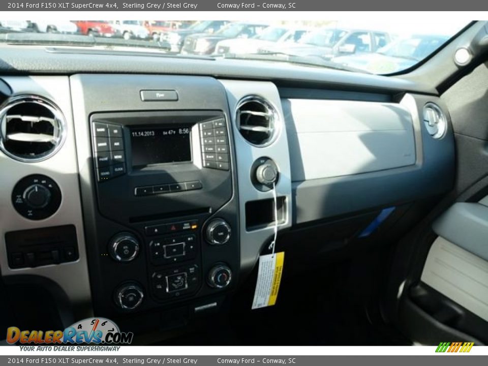 2014 Ford F150 XLT SuperCrew 4x4 Sterling Grey / Steel Grey Photo #29
