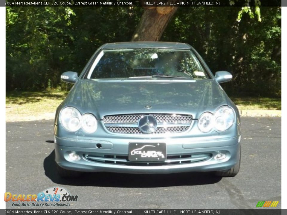 2004 Mercedes-Benz CLK 320 Coupe Everest Green Metallic / Charcoal Photo #2