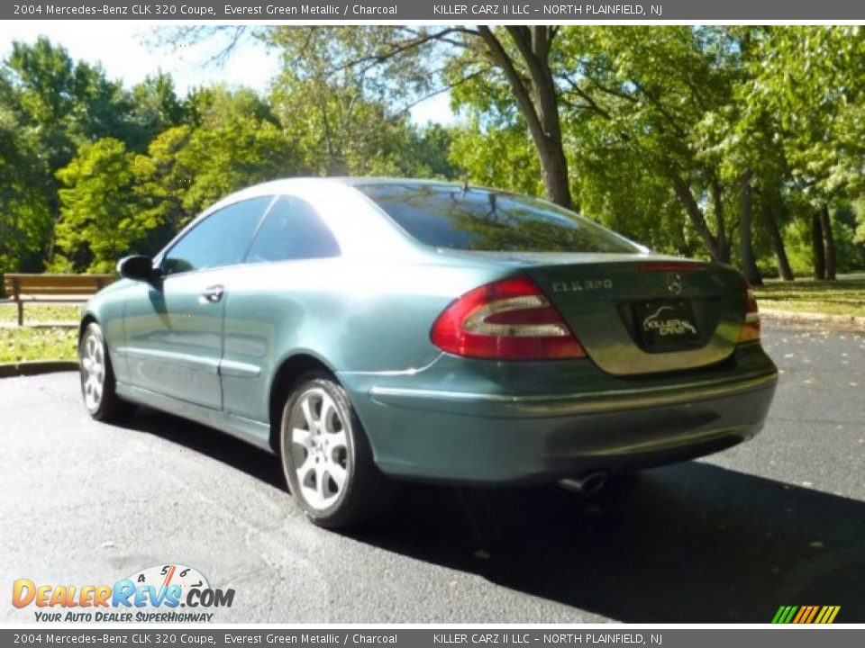 2004 Mercedes-Benz CLK 320 Coupe Everest Green Metallic / Charcoal Photo #5