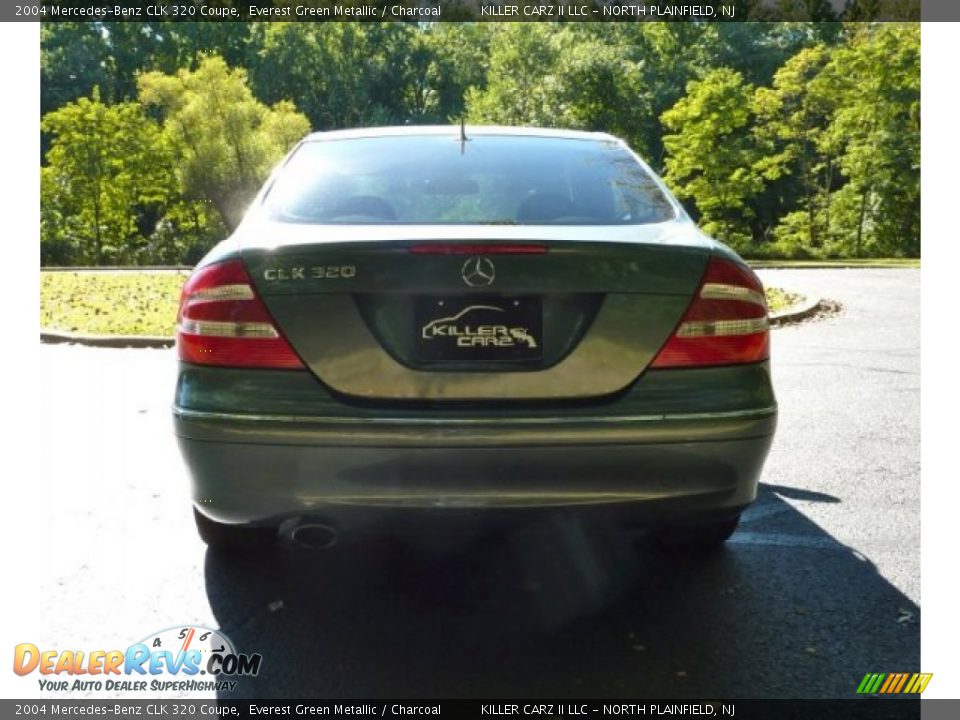 2004 Mercedes-Benz CLK 320 Coupe Everest Green Metallic / Charcoal Photo #6