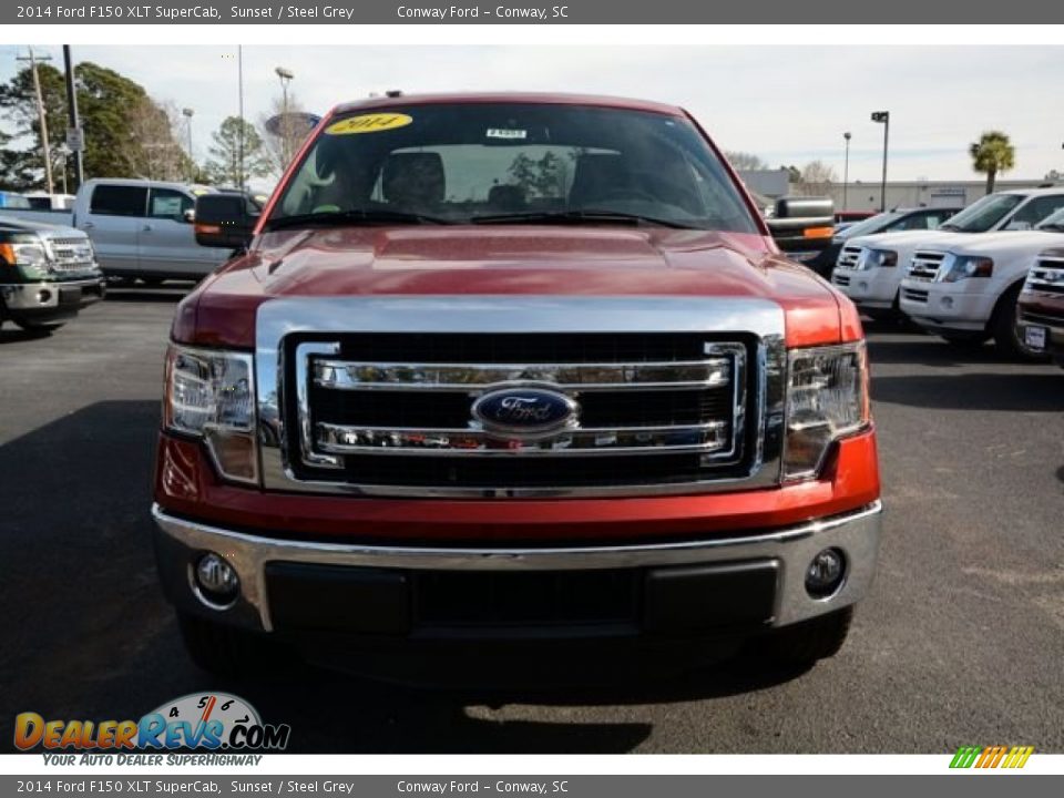 2014 Ford F150 XLT SuperCab Sunset / Steel Grey Photo #2