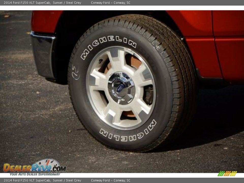 2014 Ford F150 XLT SuperCab Sunset / Steel Grey Photo #9