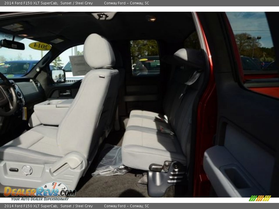 2014 Ford F150 XLT SuperCab Sunset / Steel Grey Photo #11