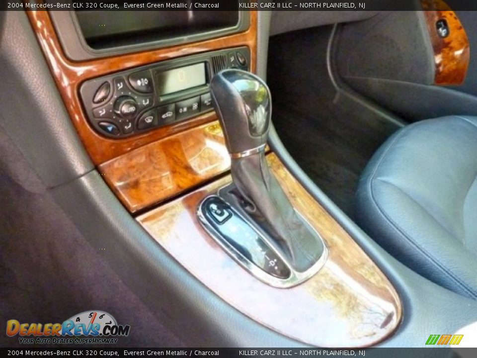 2004 Mercedes-Benz CLK 320 Coupe Everest Green Metallic / Charcoal Photo #18