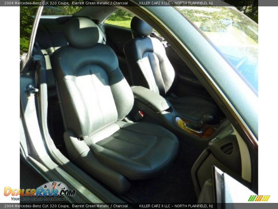 2004 Mercedes-Benz CLK 320 Coupe Everest Green Metallic / Charcoal Photo #19