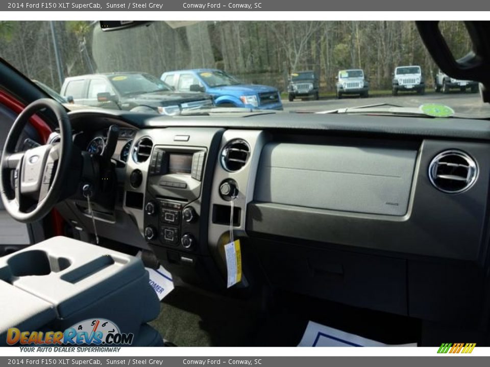 2014 Ford F150 XLT SuperCab Sunset / Steel Grey Photo #14