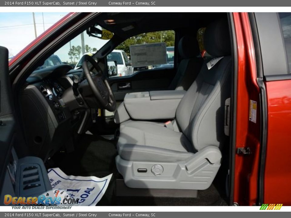 2014 Ford F150 XLT SuperCab Sunset / Steel Grey Photo #15