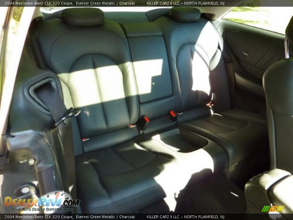 2004 Mercedes-Benz CLK 320 Coupe Everest Green Metallic / Charcoal Photo #24