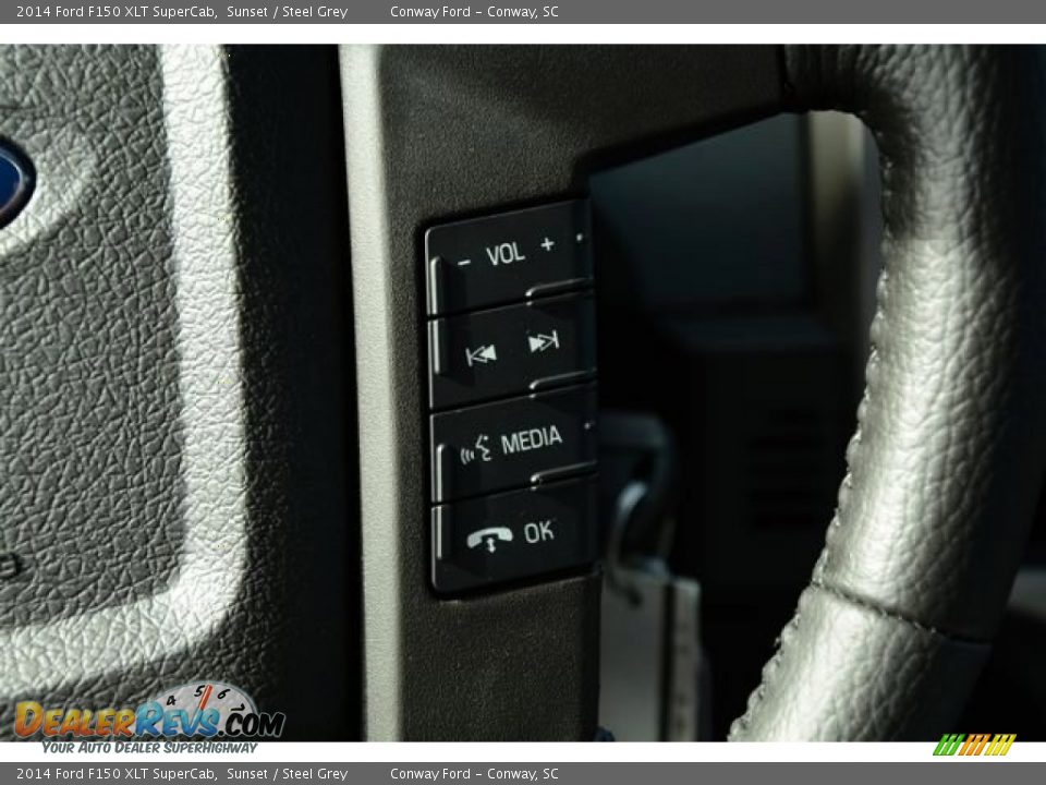 2014 Ford F150 XLT SuperCab Sunset / Steel Grey Photo #21