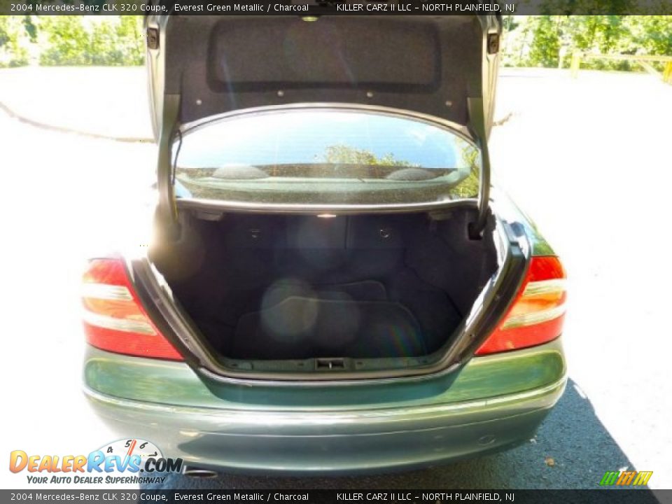 2004 Mercedes-Benz CLK 320 Coupe Everest Green Metallic / Charcoal Photo #26