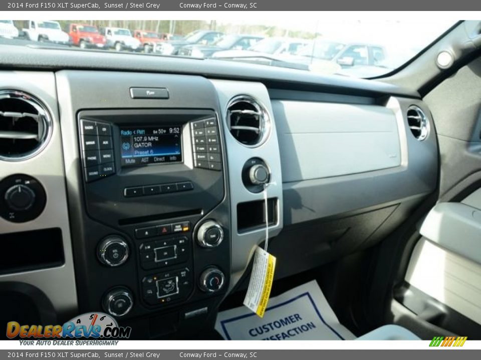 2014 Ford F150 XLT SuperCab Sunset / Steel Grey Photo #24