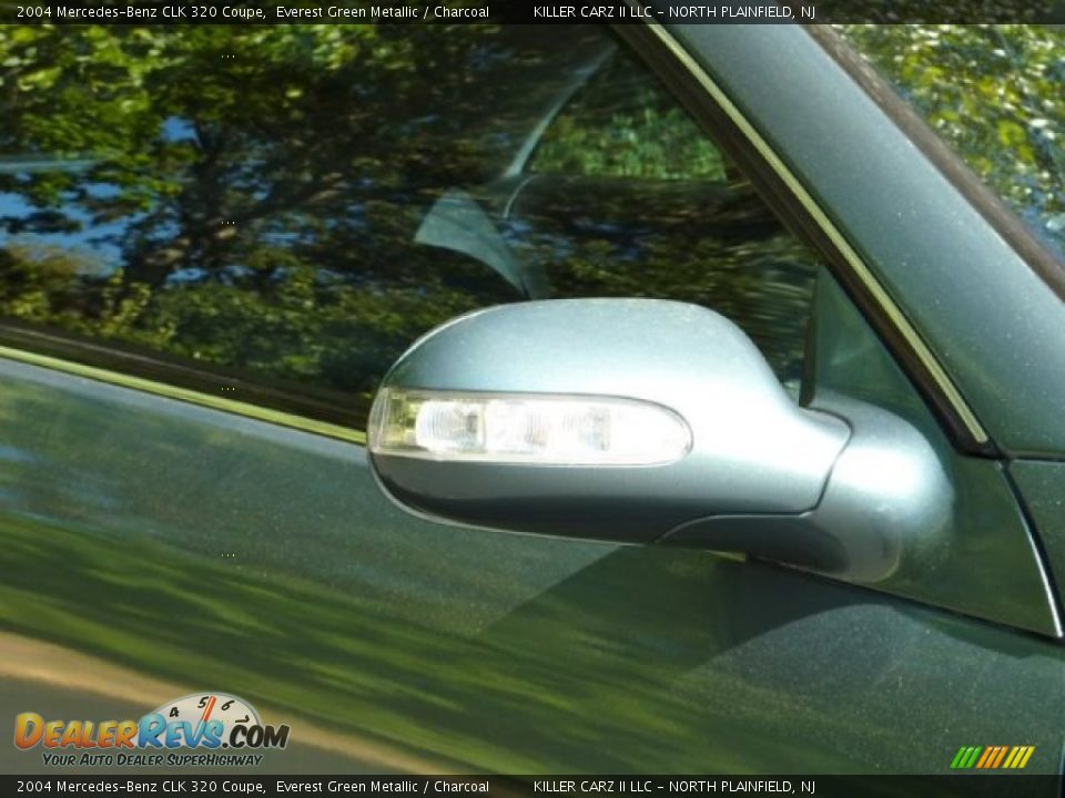 2004 Mercedes-Benz CLK 320 Coupe Everest Green Metallic / Charcoal Photo #29