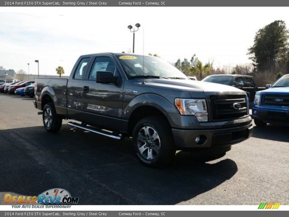2014 Ford F150 STX SuperCab Sterling Grey / Steel Grey Photo #3