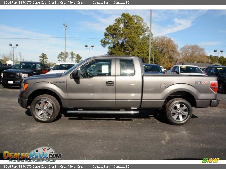 Sterling Grey 2014 Ford F150 STX SuperCab Photo #9