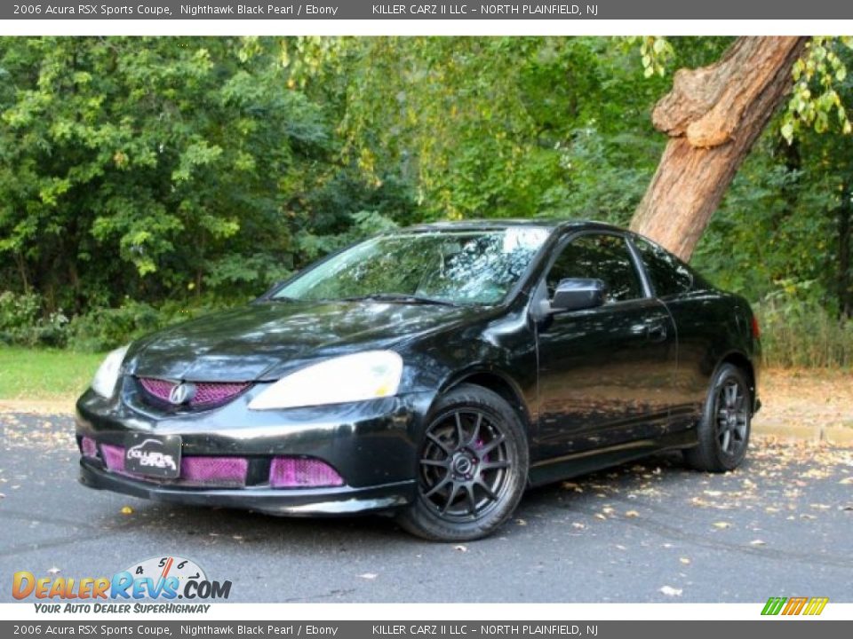 2006 Acura RSX Sports Coupe Nighthawk Black Pearl / Ebony Photo #3